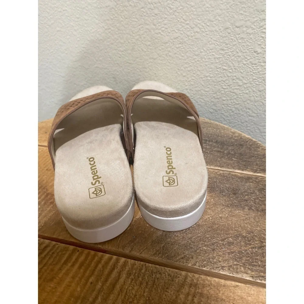 Spenco Twilight Stud Women's Comfort Sandals Brown 6.5 B